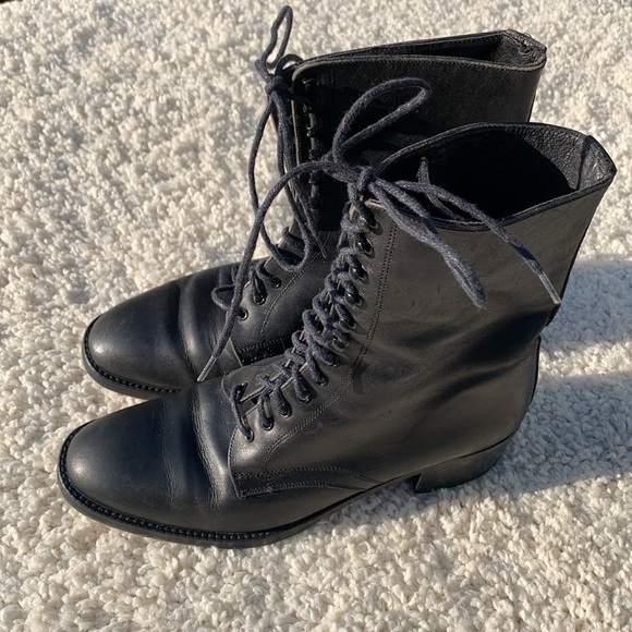 Charles David vintage granny boot size 8 - Picture 6 of 16